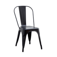 Kursi Cafe Besi Dune Hitam