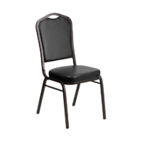 Kursi Susun Stainless Hitam Queen