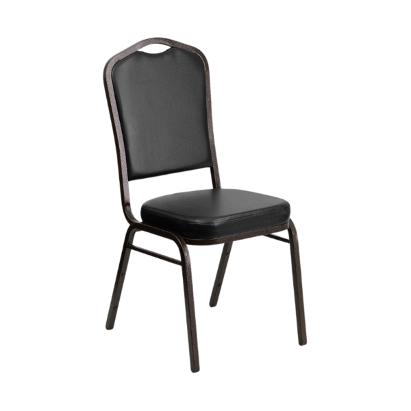 Kursi Susun Stainless Hitam Queen