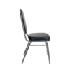 Kursi Susun Stainless Hitam Queen