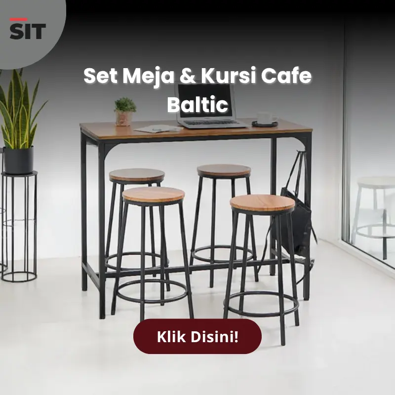 Meja Kursi Cafe Set Besi Murah Baltic