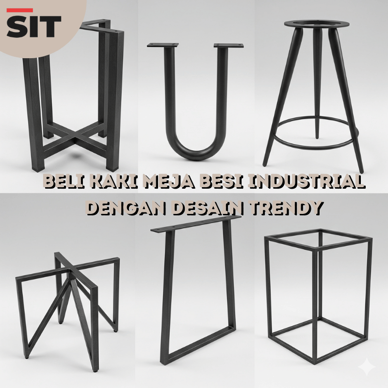 Beli Kaki Meja Besi Industrial dengan Desain Trendy