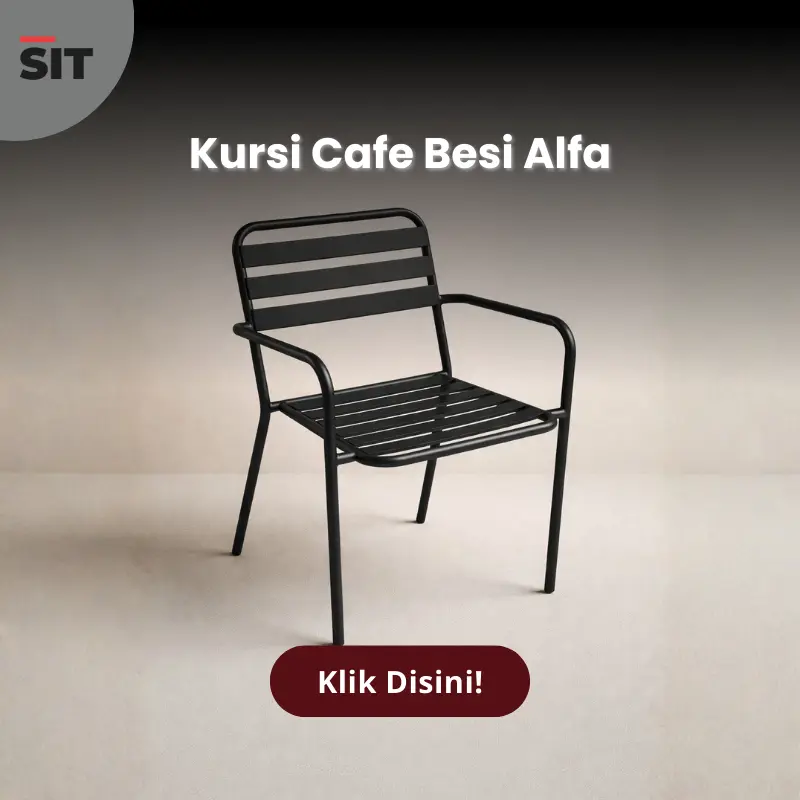 Kursi Cafe Besi Murah Alfa