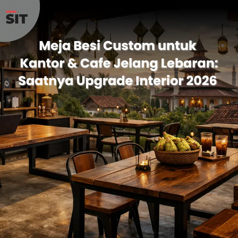 Meja Besi Custom untuk  Kantor & Cafe Jelang Lebaran: Saatnya Upgrade Interior 2026