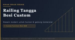 Railing Tangga Besi Custom
