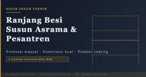 Ranjang Besi Susun Asrama & Pesantren